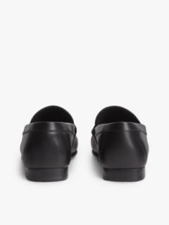 TH Monogram Leather Penny Loafers — Black 4