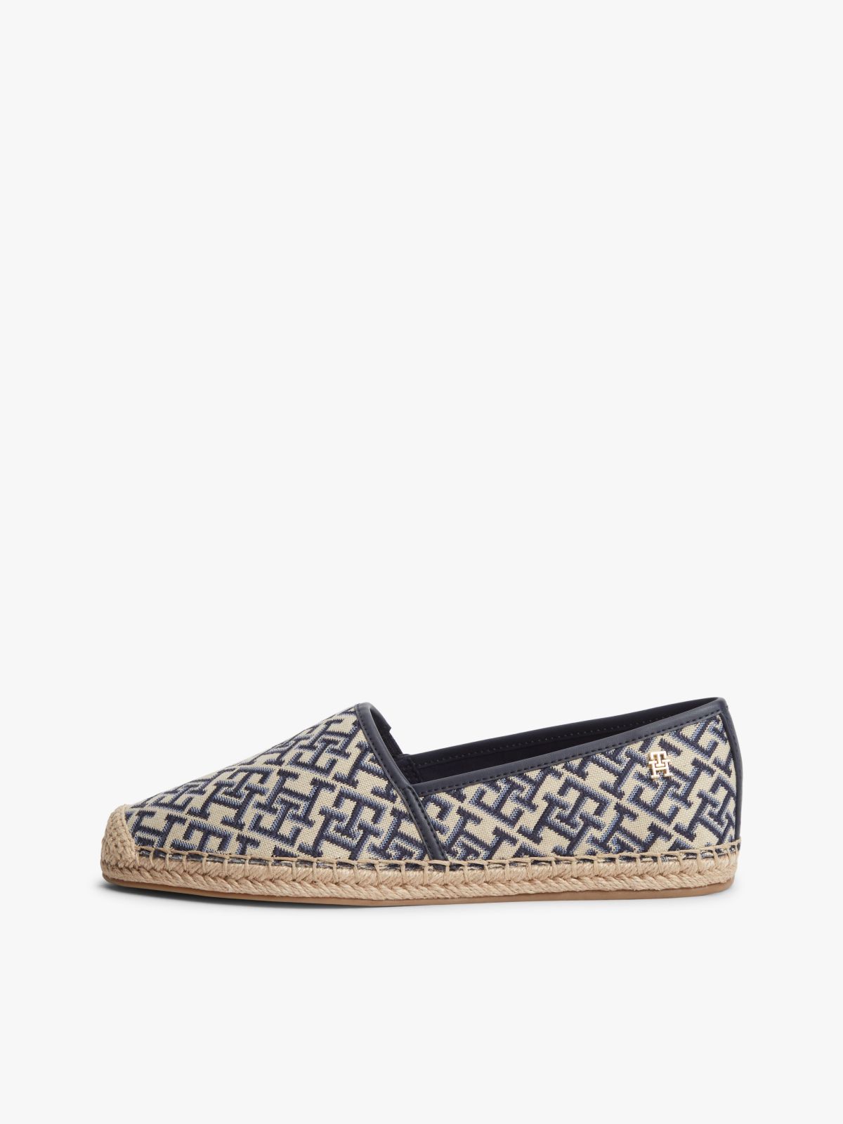 TH Monogram Plaque Jacquard Espadrilles — Multi