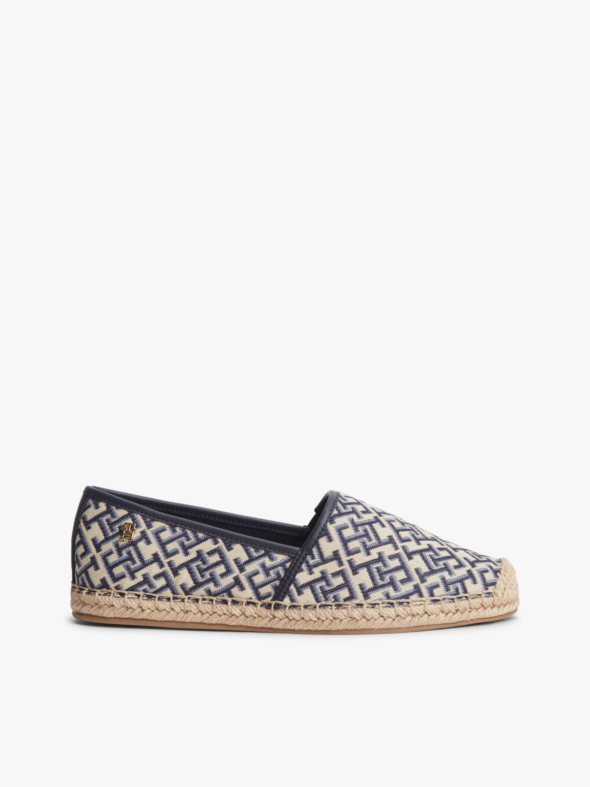 TH Monogram Plaque Jacquard Espadrilles — Multi