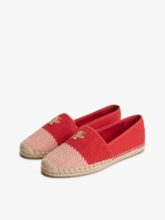 Logo Plaque Colour-Blocked Woven Espadrilles — Multi 2