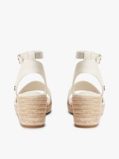 Logo Plaque Jacquard Wedge Heel Espadrilles — Multi 4