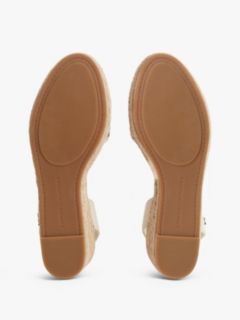 Logo Plaque Jacquard Wedge Heel Espadrilles — Multi 5