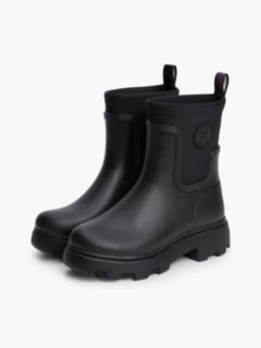 TH Monogram Cleat Rain Boots — Black 2