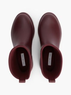 TH Monogram Cleat Rain Boots — Red 3