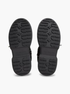Water Resistant Cleat Lace-Up Snow Boots — Black 5