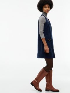 TH Monogram Buckle Leather Knee-High Boots — Brown 8