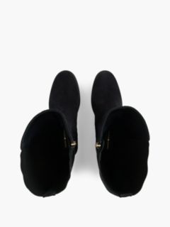 Enamel Flag Suede High Chelsea Boots — Blue 3