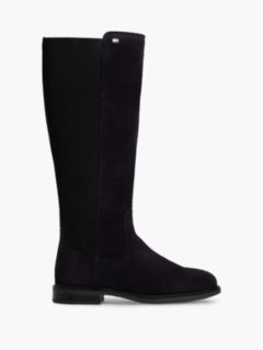 Enamel Flag Suede High Chelsea Boots — Blue 1
