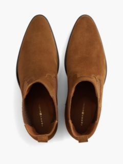 Suede Western Chelsea Boots — Brown 3