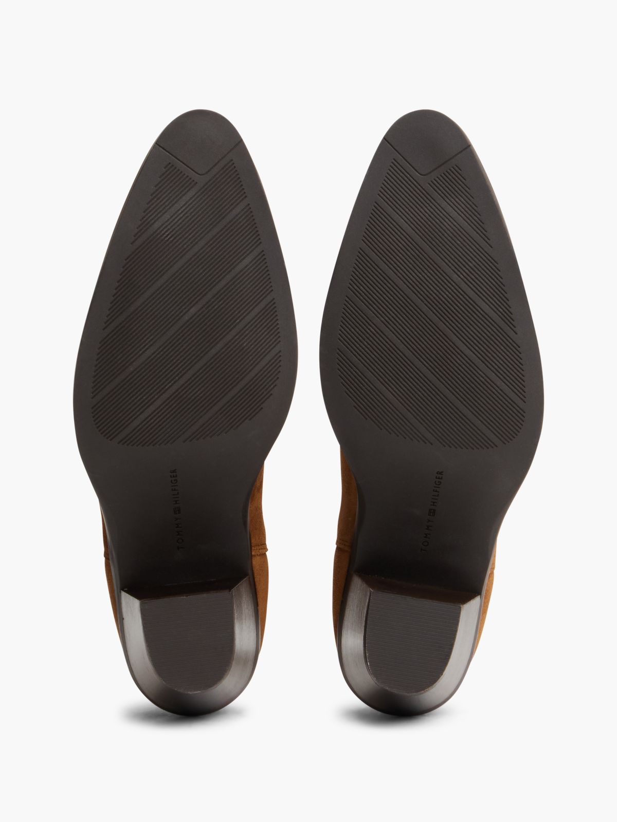 Suede Western Chelsea Boots — Brown