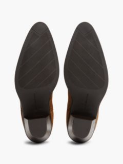 Suede Western Chelsea Boots — Brown 5