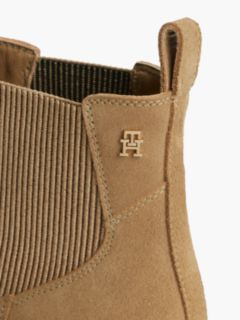 Suede Western Chelsea Boots — Khaki 6