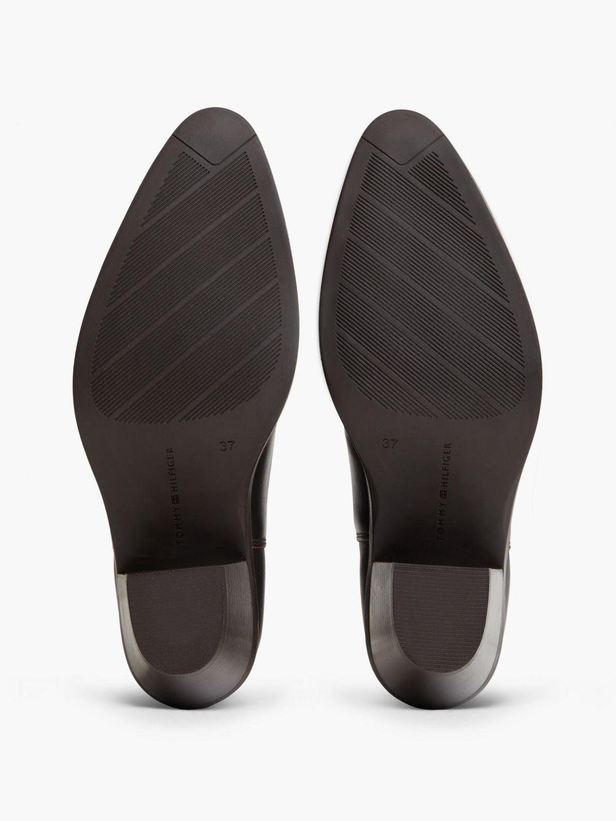 Leather Western Chelsea Boots — Brown