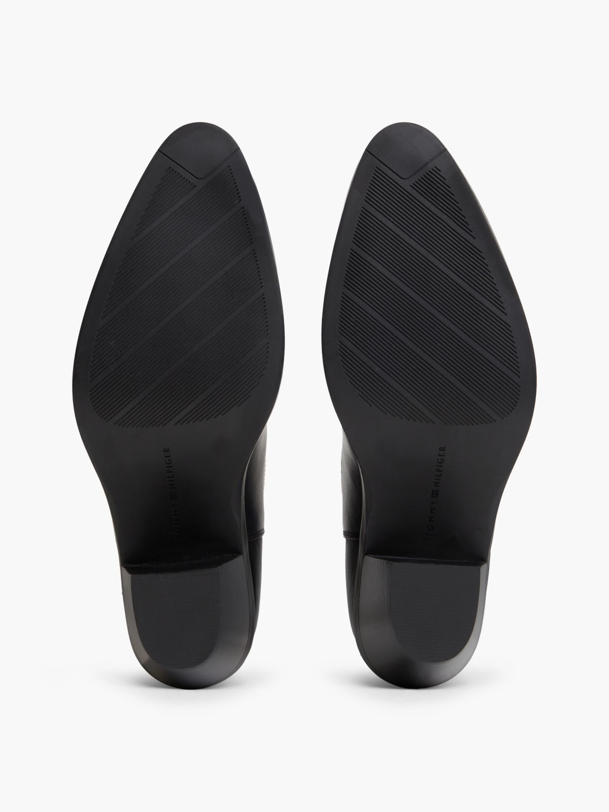 Leather Western Chelsea Boots — Black
