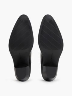 Leather Western Chelsea Boots — Black 5