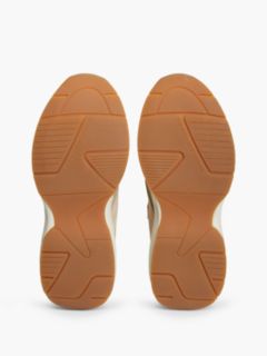 Suede TH Monogram Metallic Trainers — Beige 5