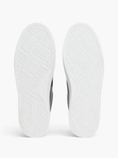 TH Monogram Leather Platform Trainers — Black 5