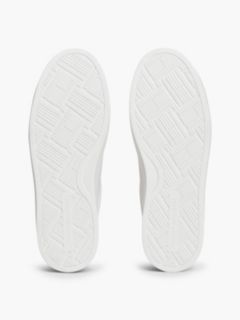 TH Monogram Leather Platform Trainers — White 5