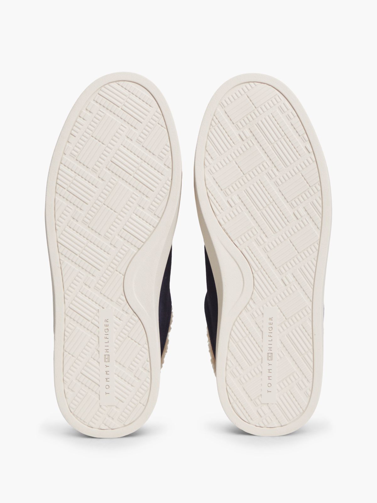 Leather Warm Lined Cupsole Trainers — Blue