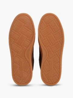 Leather Warm Lined Cupsole Trainers — Brown 5