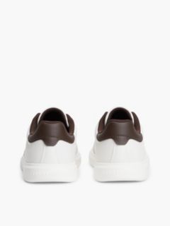 Lightweight Leather Court Trainers — Beige 4