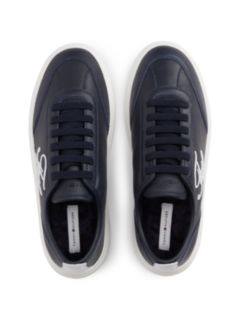 Hilfiger Icon Leather Court Trainers — Blue 3