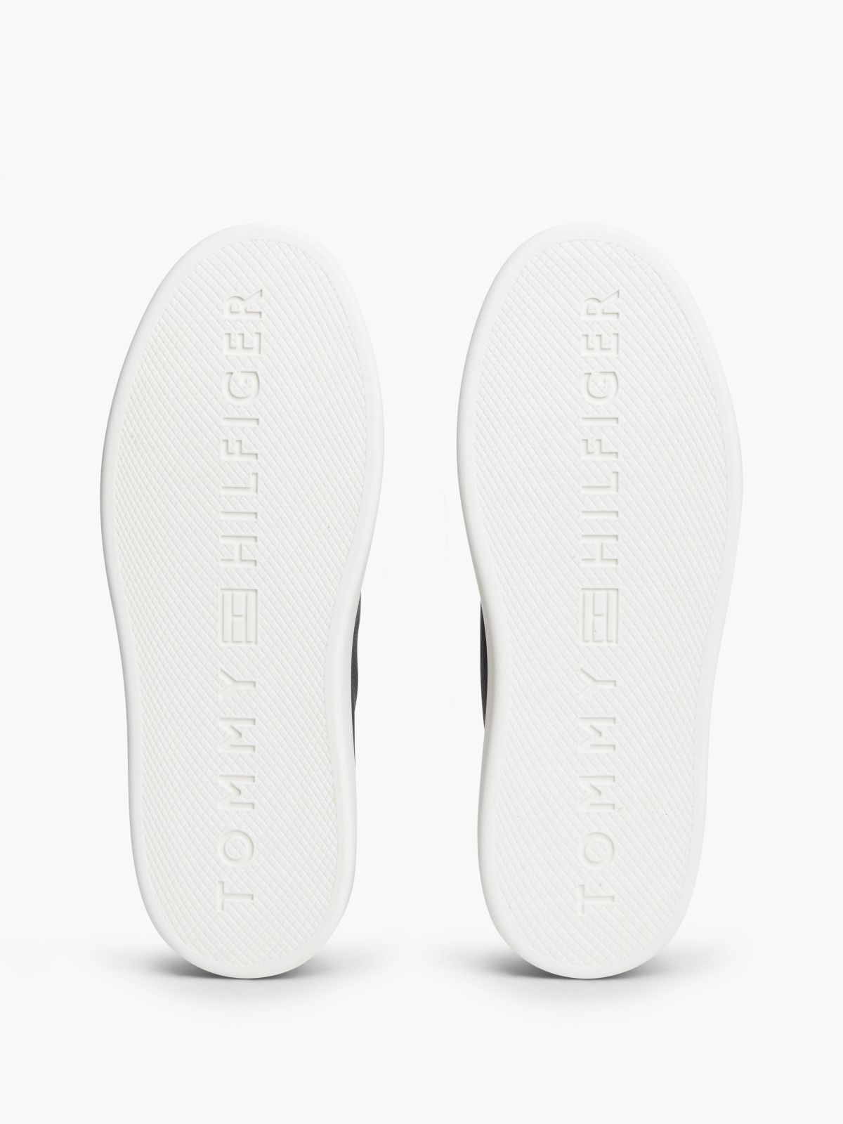 Hilfiger Icon Leather Court Trainers — Blue