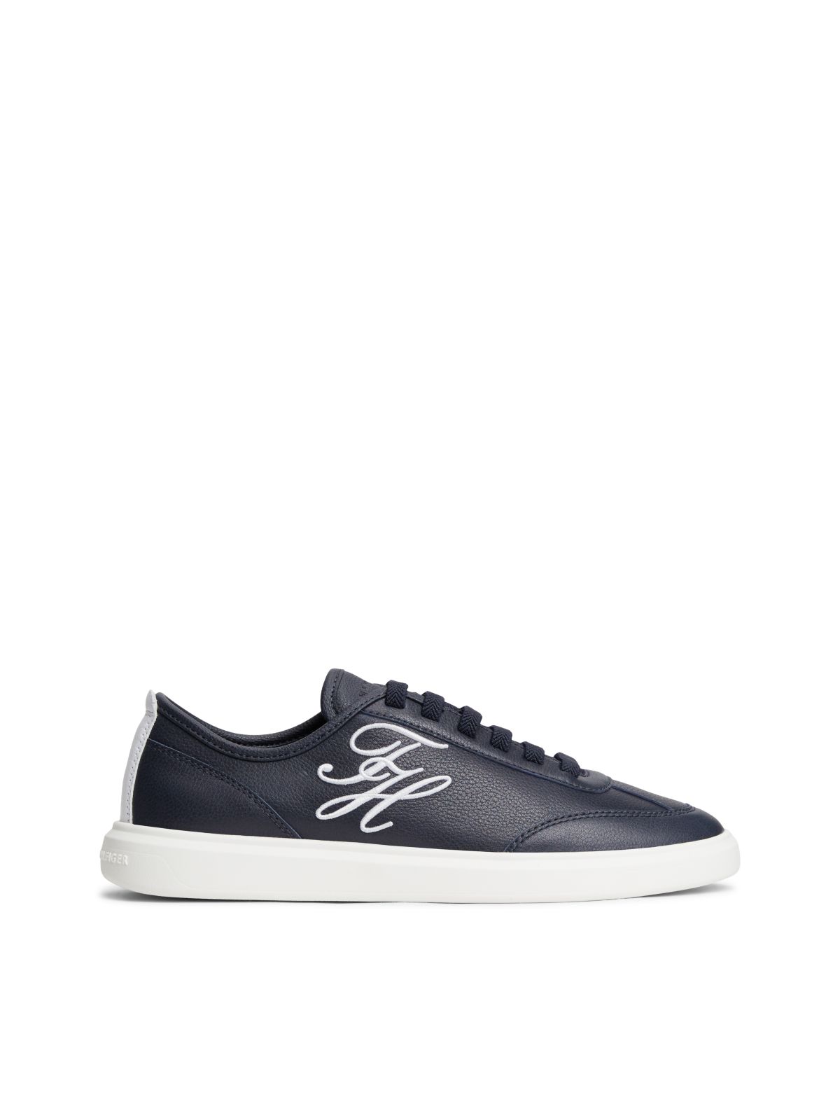 Hilfiger Icon Leather Court Trainers — Blue