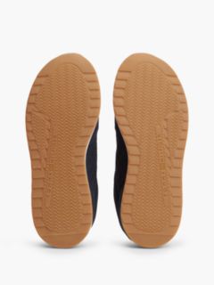 TH Monogram Plaque Suede Trainers — Blue 5