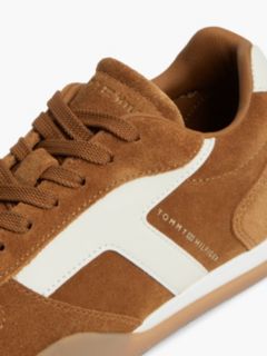 Suede Vintage Low Profile Trainers — Brown 6