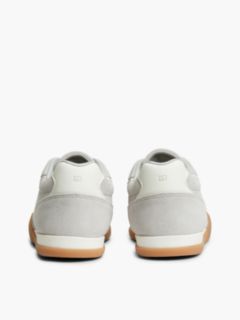Suede Vintage Low Profile Trainers — Grey 4