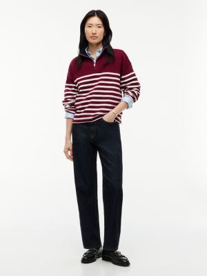 mocassins en cuir à franges avec mors et chaîne noir pour femmes tommy hilfiger