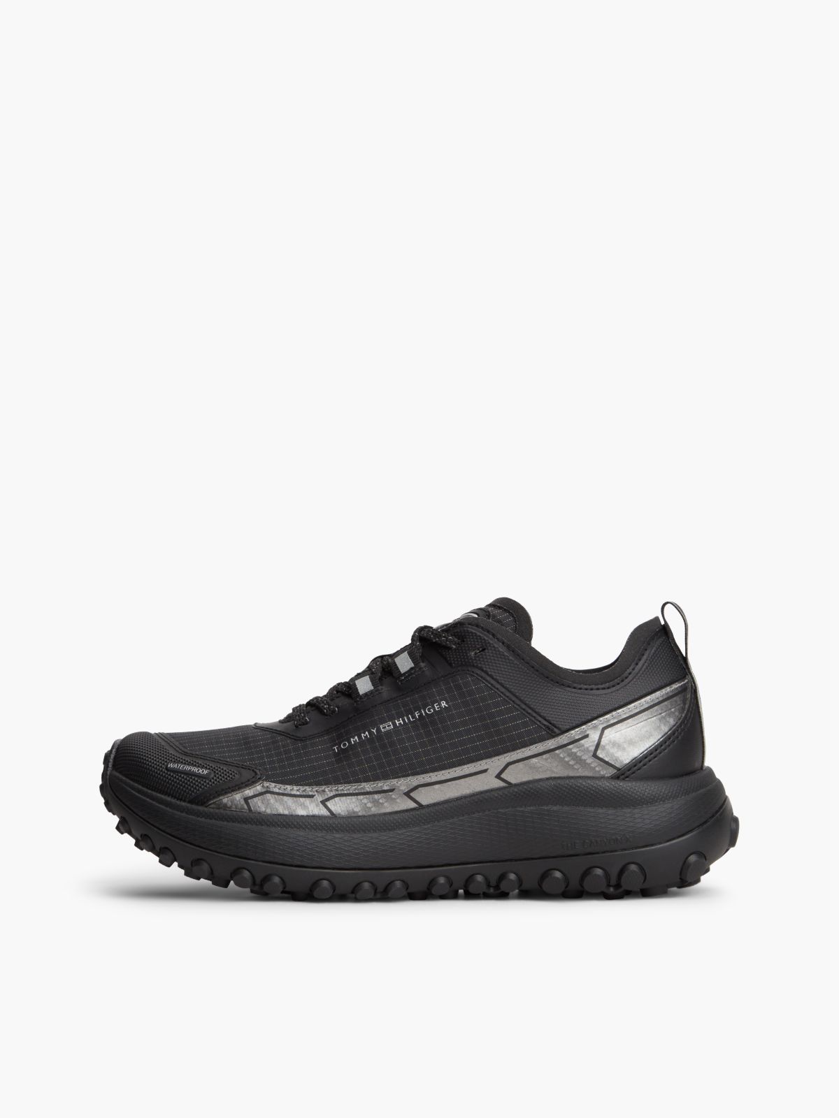 The Canyon Waterproof Reflective Trainers — Black