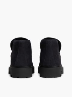 TH Monogram Suede Penny Loafer Boots — Blue 4