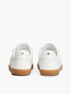 TH Tribeca Leather Embossed Monogram Trainers — White 4