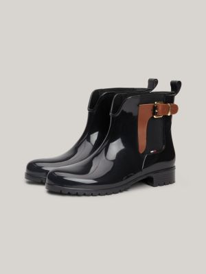 Buckled Ankle Wellies BLACK Tommy Hilfiger