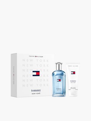 multi tommy new york eau de toilette and body wash 100ml gift set for men tommy hilfiger