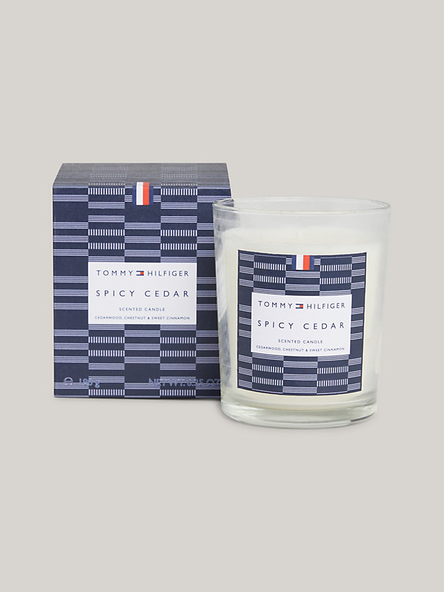 multi spicy cedar candle 180g for unisex tommy hilfiger