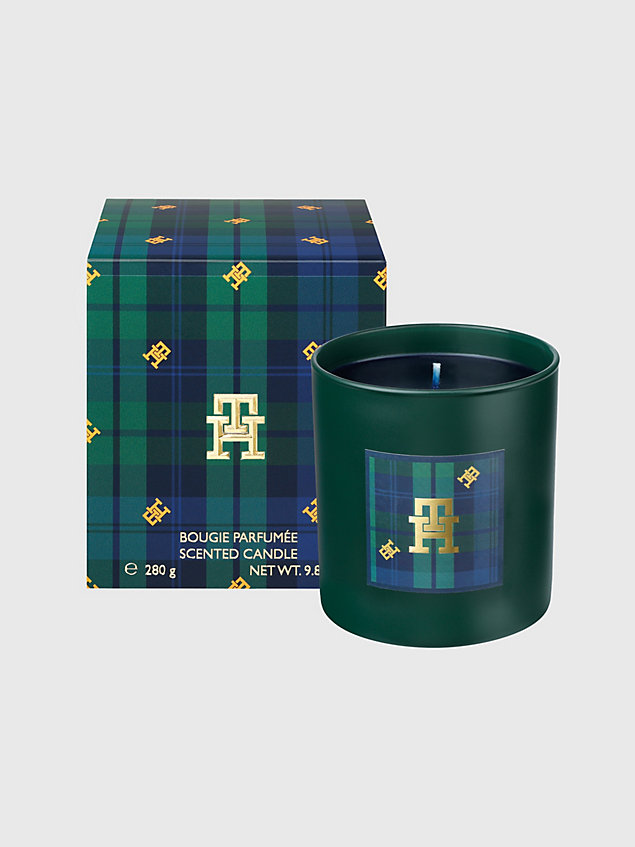 multi festive wood fire candle 280g for women tommy hilfiger