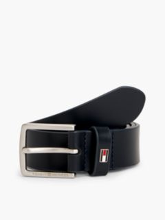 Kids' Enamel Flag Leather Belt — Blue 1