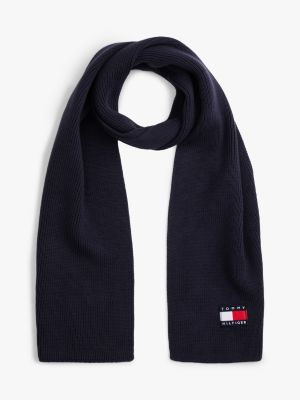 blue kids heritage schal mit flag-logo für gender-inclusive kinder - tommy hilfiger