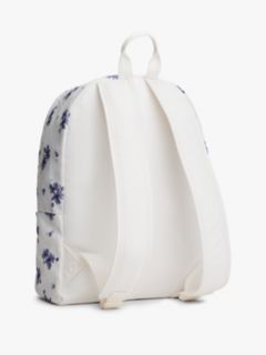 Kids' Floral Print Backpack — White 2