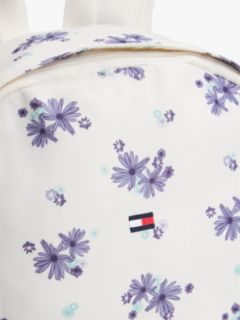 Kids' Floral Print Backpack — White 3