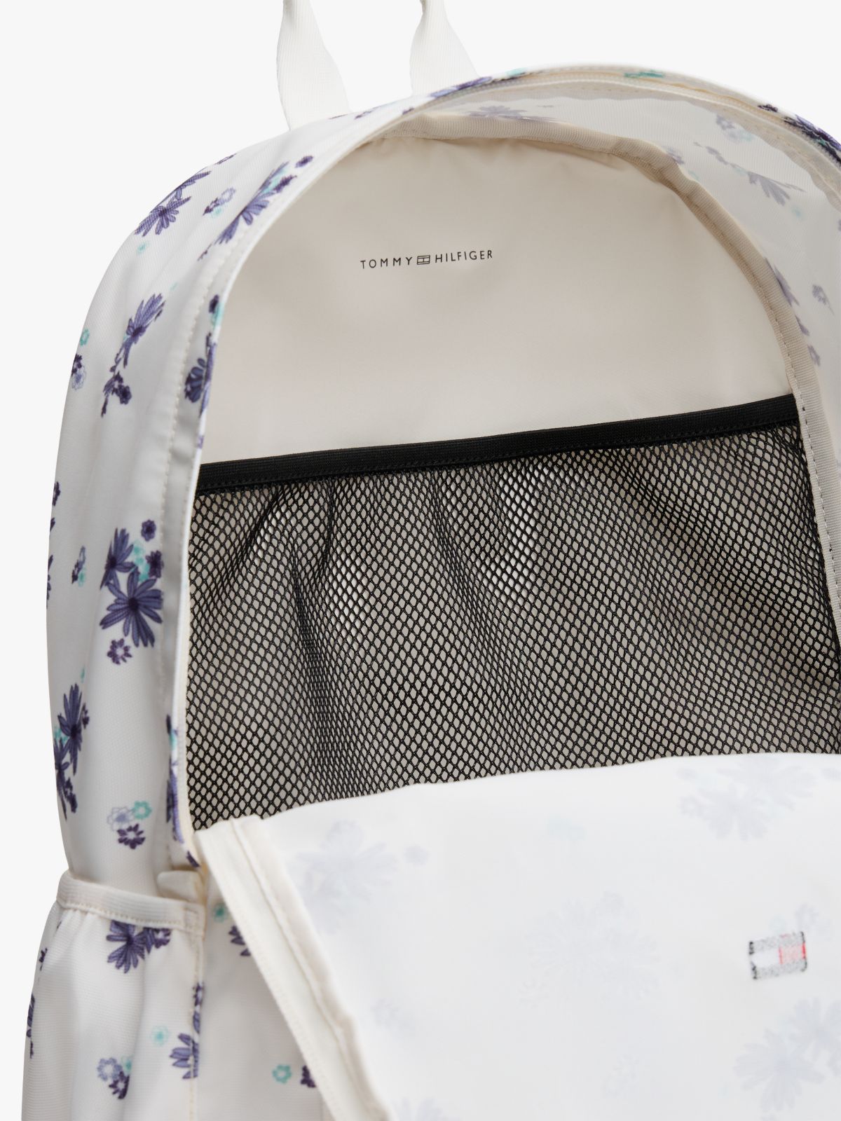 Kids' Floral Print Backpack — White