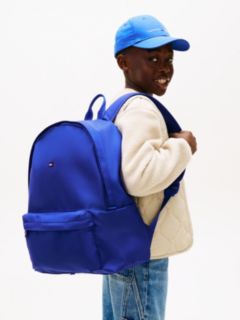 Kids' Logo Pocket Dome Backpack — Blue 5