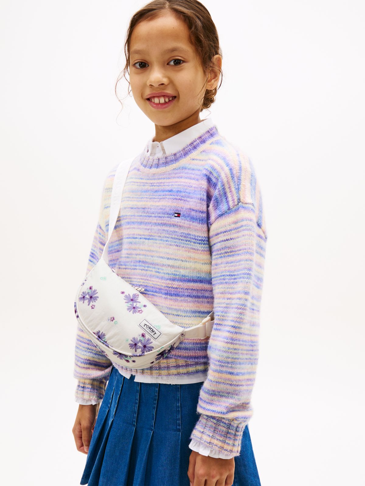 Kids' Moon Crossbody Bag — White