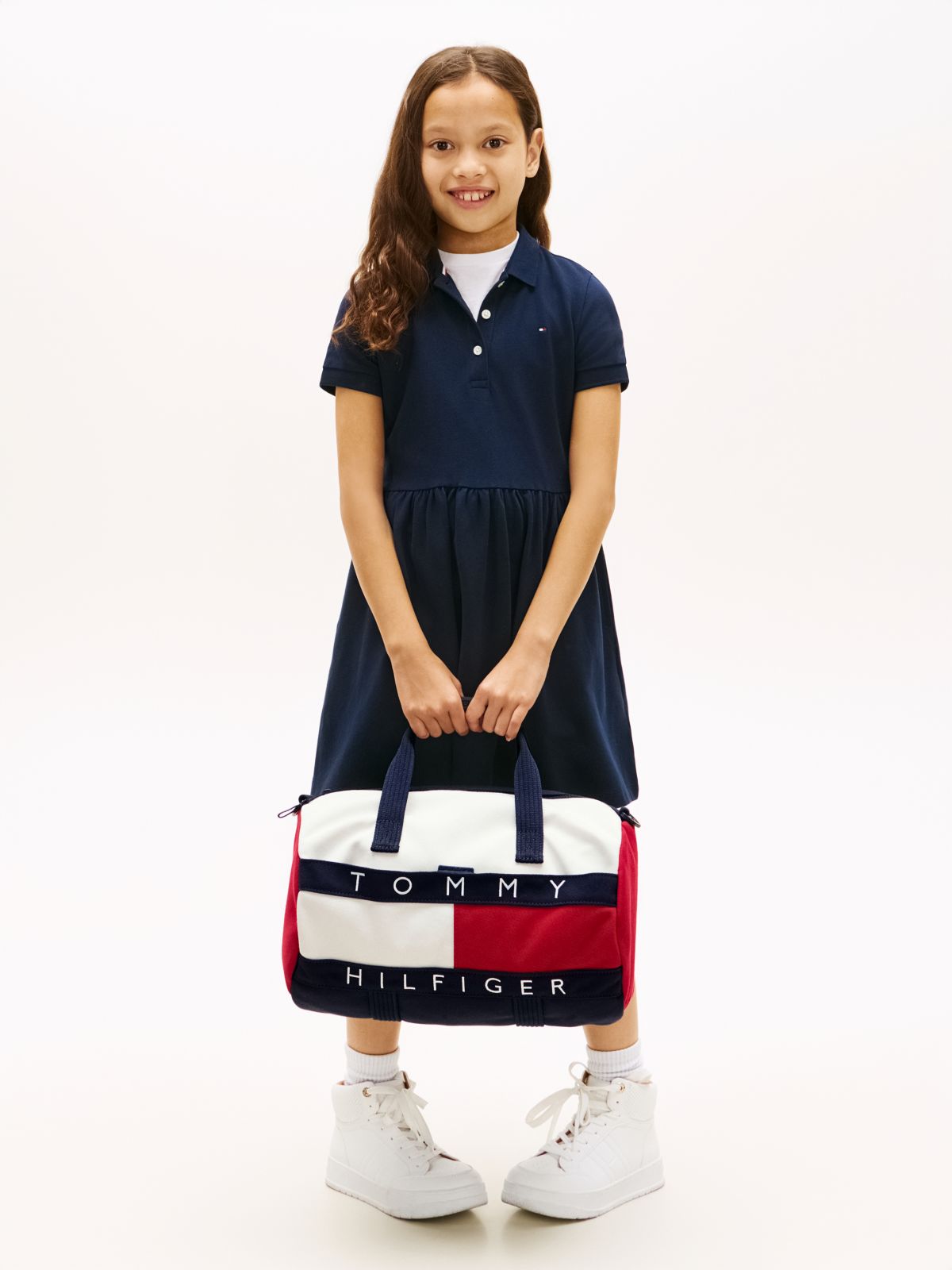 Kids' Heritage Flag Weekender Bag — Blue