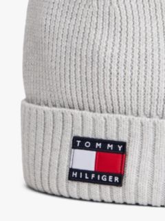 Kids' Heritage Flag Rib-Knit Beanie — Grey 3
