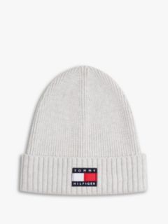 Kids' Heritage Flag Rib-Knit Beanie — Grey 1