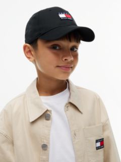 Kids' Heritage Flag Logo Baseball Cap — Black 4
